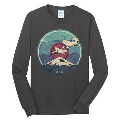 Fuji Volcano Classic Retro Tall Long Sleeve T-Shirt