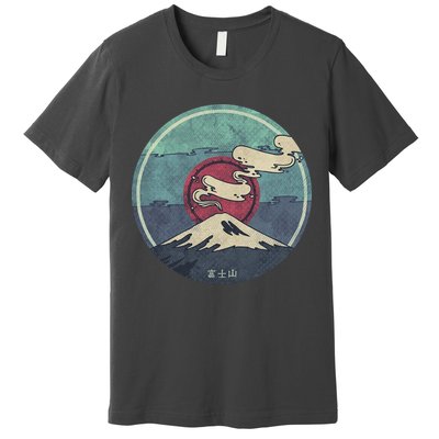Fuji Volcano Classic Retro Premium T-Shirt