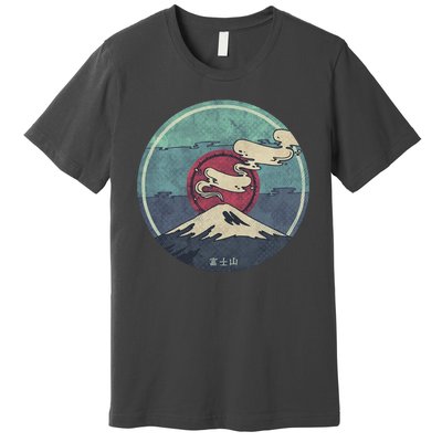 Fuji Volcano Classic Retro Premium T-Shirt