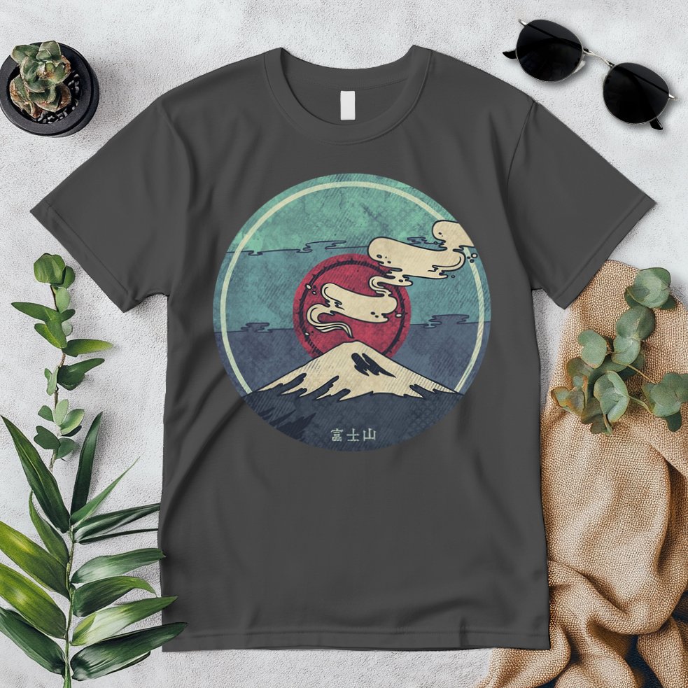 Fuji Volcano Classic Retro Premium T-Shirt