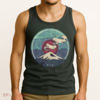 Fuji Volcano Classic Retro Tank Top