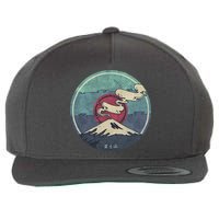 Fuji Volcano Classic Retro Wool Snapback Cap