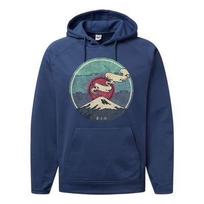 Fuji Volcano Classic Retro Performance Fleece Hoodie