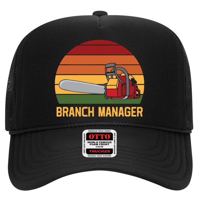 Funny Vintage Chainsaw Branch Manager Lumberjack And Logger Hat