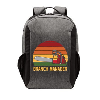 Funny Vintage Chainsaw Branch Manager Lumberjack And Logger Vector Backpack