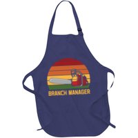Funny Vintage Chainsaw Branch Manager Lumberjack And Logger Apron