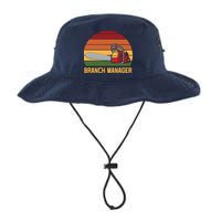 Funny Vintage Chainsaw Branch Manager Lumberjack And Logger Bucket Hat