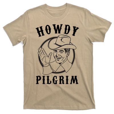 Funny Vintage Cowboy Howdy Pilgrim T-Shirt