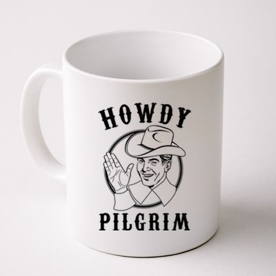 Funny Vintage Cowboy Howdy Pilgrim Coffee Mug