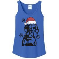 Funny Vizsla Christmas Santa Hat Xmas Mom Dad Gift Ladies Essential Tank