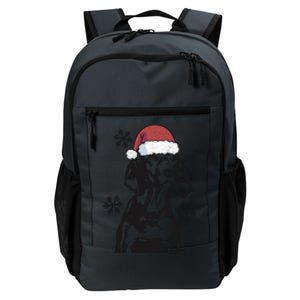 Funny Vizsla Christmas Santa Hat Xmas Mom Dad Gift Daily Commute Backpack