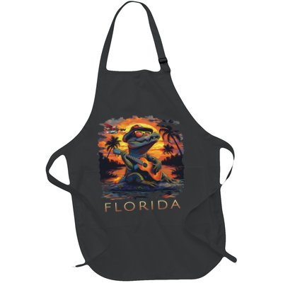 Florida Vacation Cute Alligator Apron
