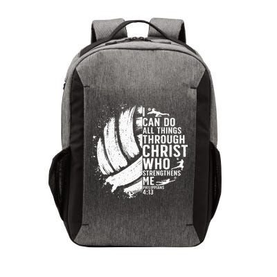Funny Volleyball Christian Design Vector Backpack