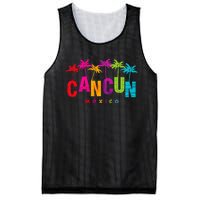 Family Vacation Cancun Mexico 2024 Beach Group Summer Trip Mesh Reversible Basketball Jersey Tank