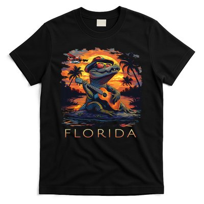 Florida Vacation Cute Alligator T-Shirt