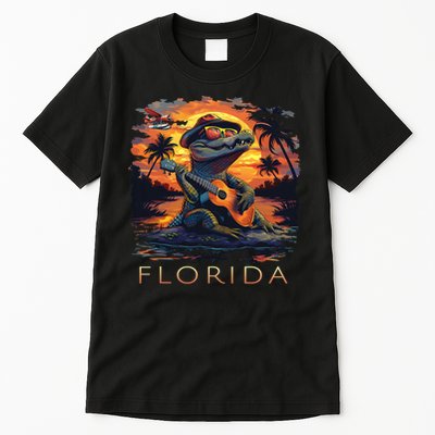 Florida Vacation Cute Alligator Tall T-Shirt