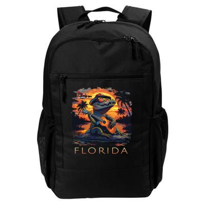 Florida Vacation Cute Alligator Backpack