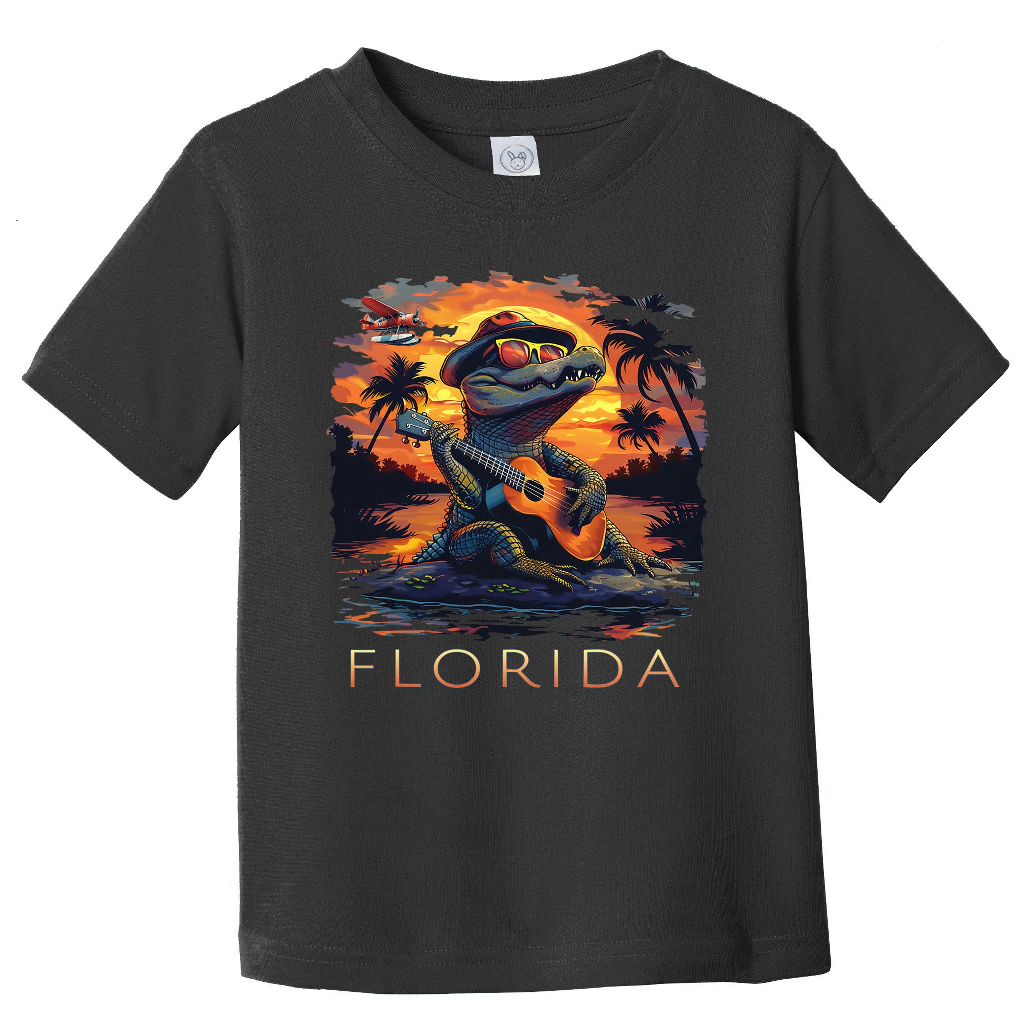 Florida Vacation Cute Alligator Toddler T-Shirt