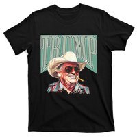 Funny Vintage Cowboy Western Daddy Donald Trump President T-Shirt