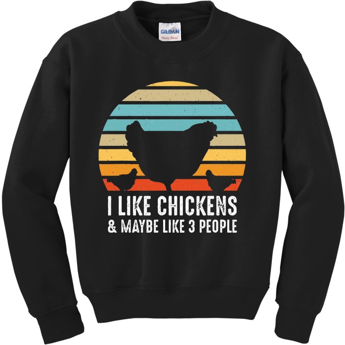 Funny Vintage Chicken Country Farm Women Girl Men Kids Sweatshirt