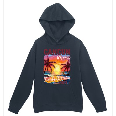 Family Vacation Cancun Mexico 2024 Summer Trip Matching Urban Pullover Hoodie