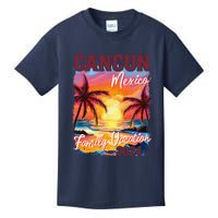 Family Vacation Cancun Mexico 2024 Summer Trip Matching Kids T-Shirt