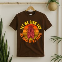 Funny Vintage Cicada Let Me Sing You The Song Of My People T-Shirt