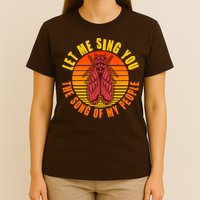 Funny Vintage Cicada Let Me Sing You The Song Of My People T-Shirt