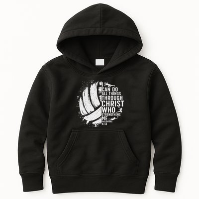 Funny Volleyball Christian Design For Men Women Boys Girls Kids Hoodie