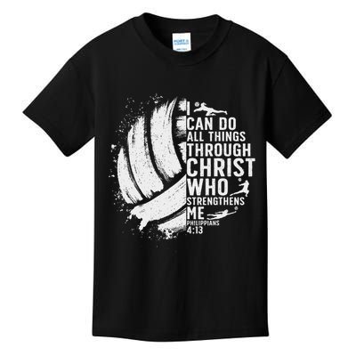 Funny Volleyball Christian Design For Men Women Boys Girls Kids T-Shirt