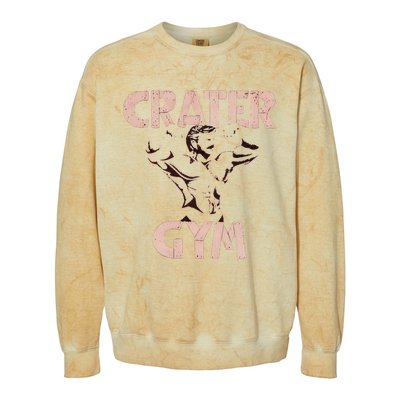 Funny Vintage Crater Gym Colorblast Crewneck Sweatshirt