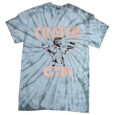 Funny Vintage Crater Gym Tie-Dye T-Shirt