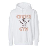 Funny Vintage Crater Gym Garment-Dyed Fleece Hoodie