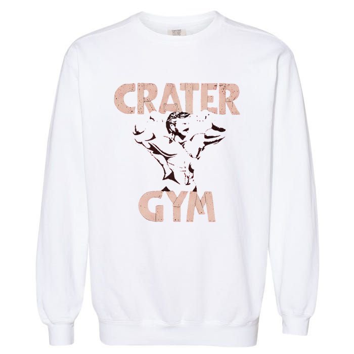 Funny Vintage Crater Gym Garment-Dyed Sweatshirt