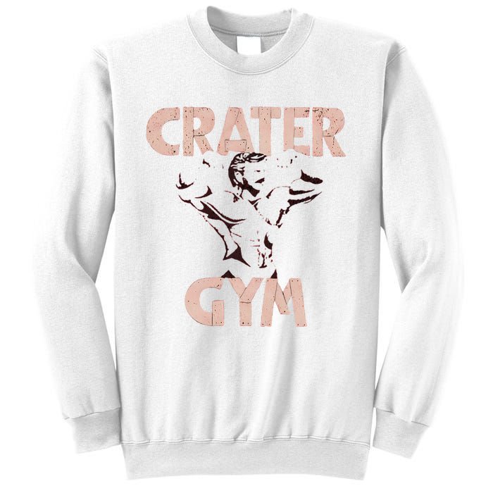 Funny Vintage Crater Gym Sweatshirt