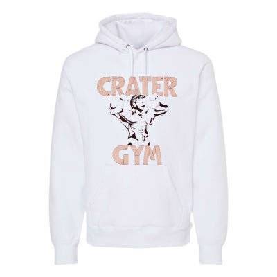 Funny Vintage Crater Gym Premium Hoodie