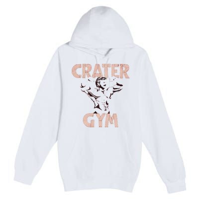 Funny Vintage Crater Gym Premium Pullover Hoodie