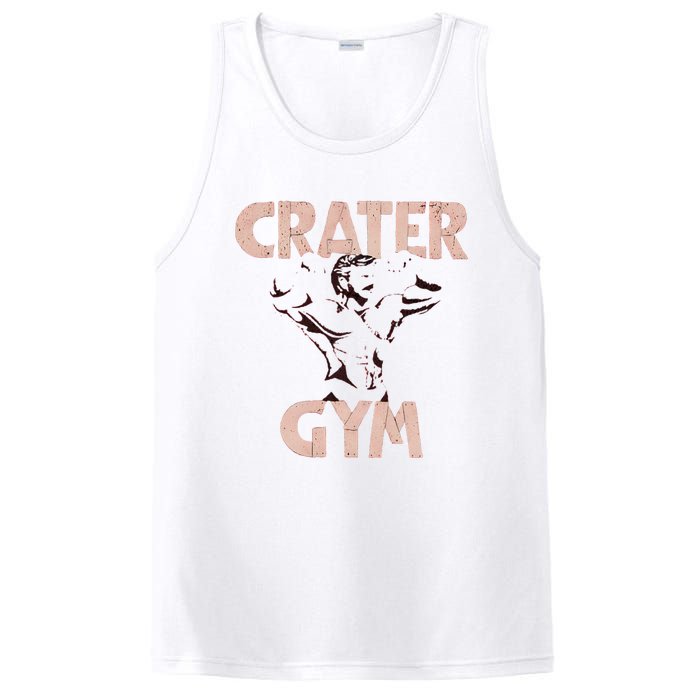 Funny Vintage Crater Gym PosiCharge Competitor Tank