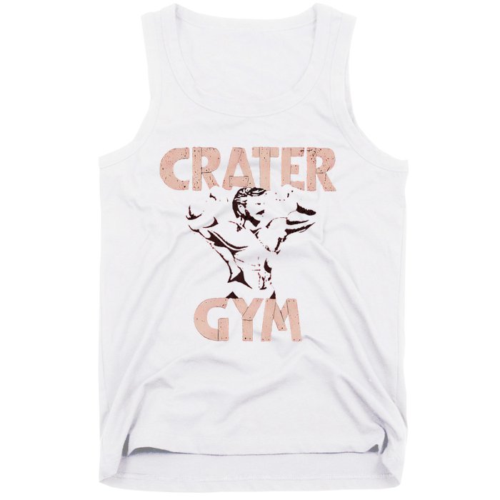 Funny Vintage Crater Gym Tank Top