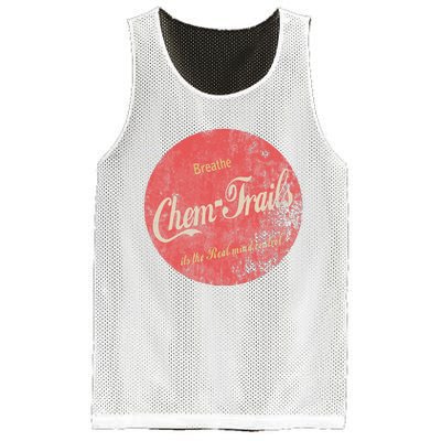 Funny Vintage Chemtrails Cola Aviation Pilots Mesh Reversible Basketball Jersey Tank