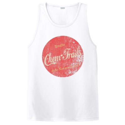 Funny Vintage Chemtrails Cola Aviation Pilots PosiCharge Competitor Tank