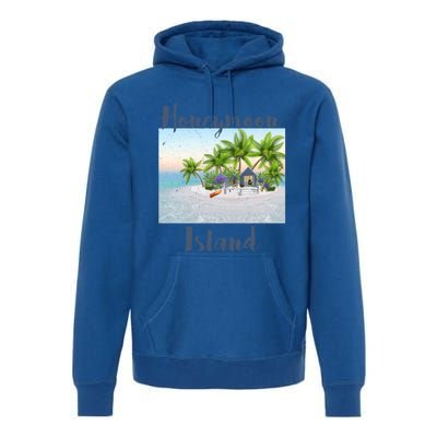 Florida Vacation Cottage House Honeymoon Island Beach Meaningful Gift Premium Hoodie