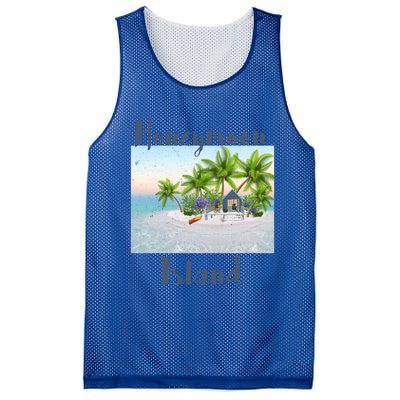 Florida Vacation Cottage House Honeymoon Island Beach Meaningful Gift Mesh Reversible Basketball Jersey Tank