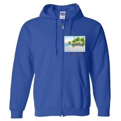 Florida Vacation Cottage House Honeymoon Island Beach Meaningful Gift Full Zip Hoodie