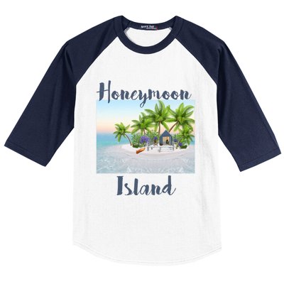 Florida Vacation Cottage House Honeymoon Island Beach Meaningful Gift Baseball Sleeve Shirt