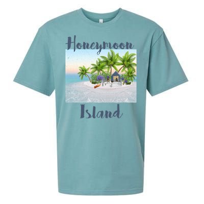 Florida Vacation Cottage House Honeymoon Island Beach Meaningful Gift Sueded Cloud Jersey T-Shirt