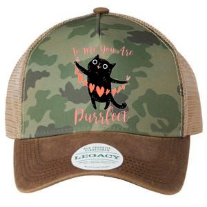 Funny Valentine Cat To Me You Are Purrfect Legacy Tie Dye Trucker Hat