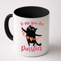 Funny Valentine Cat To Me You Are Purrfect Mug