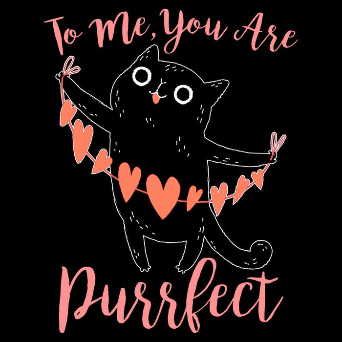 Funny Valentine Cat To Me You Are Purrfect Cooling Performance Long Sleeve Crew