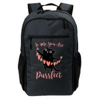 Funny Valentine Cat To Me You Are Purrfect Backpack
